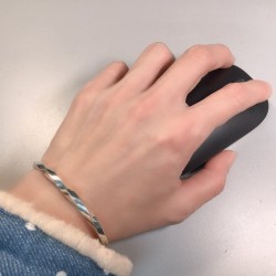 金工課程 純銀手環 (無限)