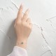 金工課程 純銀手環 純銀手鍊 寶石愛心 手環 手鍊diy 手鍊手作