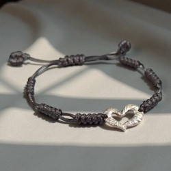 銀黏土課程 中國結手鍊 (愛心)