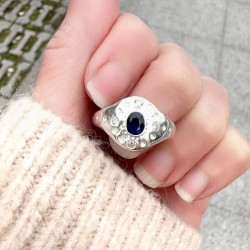 銀黏土課程 銀黏土寶石戒指 (自由創作)