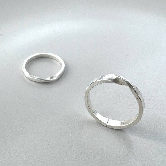 金工課程 手作戒指 純銀戒指 莫比烏斯