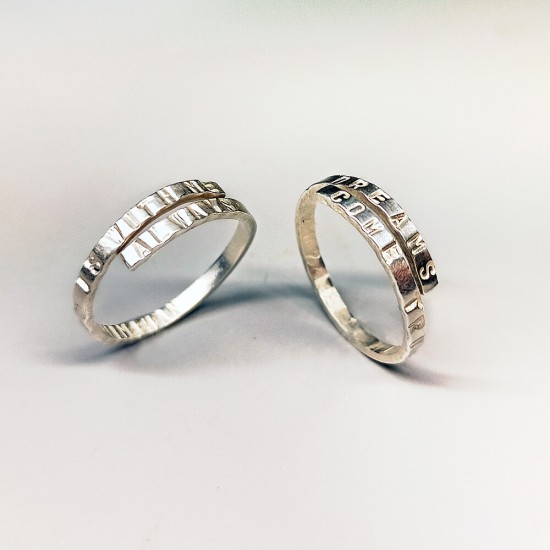 純銀戒指 金工課程 手作戒指