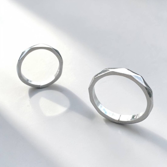 金工課程 手作戒指 純銀戒指 情侶對戒