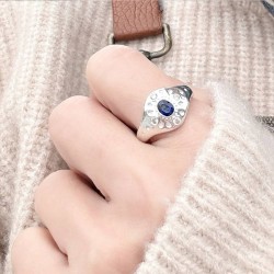 銀黏土課程 銀黏土寶石戒指 (自由創作)