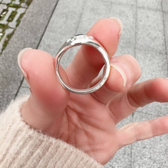 銀黏土課程 銀黏土寶石戒指 純銀戒指 銀黏土戒指 手作戒指 自由創作