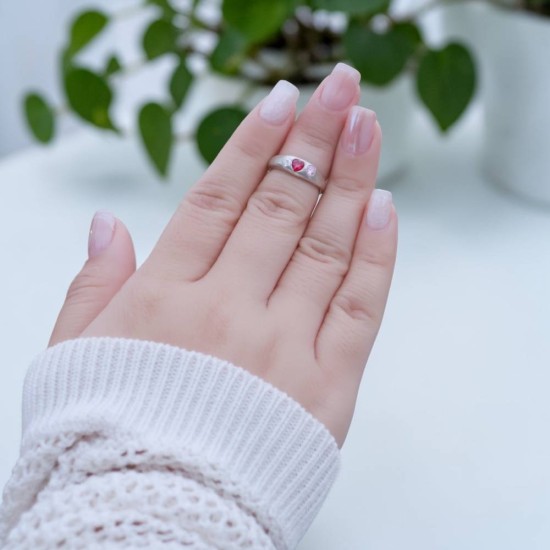 銀黏土課程 銀黏土寶石戒指 純銀戒指 銀黏土戒指 手作戒指 自由創作