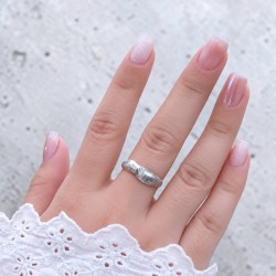 銀黏土課程 指紋戒指