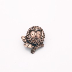 純銀黏土項鍊 - 貓頭鷹