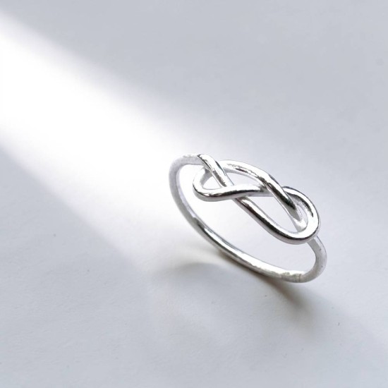 純銀戒指 手作戒指 尾戒 無限