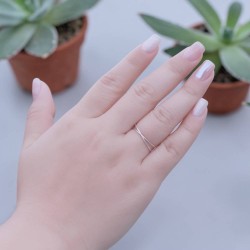 純銀戒指 尾戒 雙圈