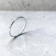 純銀戒指 手作戒指 尾戒 單圈方線