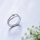 純銀戒指 手作戒指 尾戒 單珠雙圈
