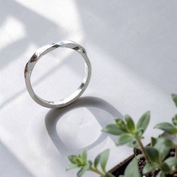 純銀戒指 莫比烏斯