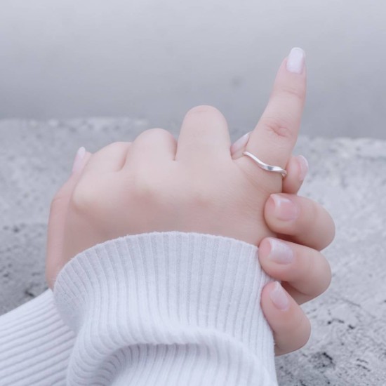 純銀戒指 手作戒指 尾戒 情侶對戒 莫比烏斯