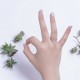 純銀戒指 手作戒指 尾戒 麻花雙環