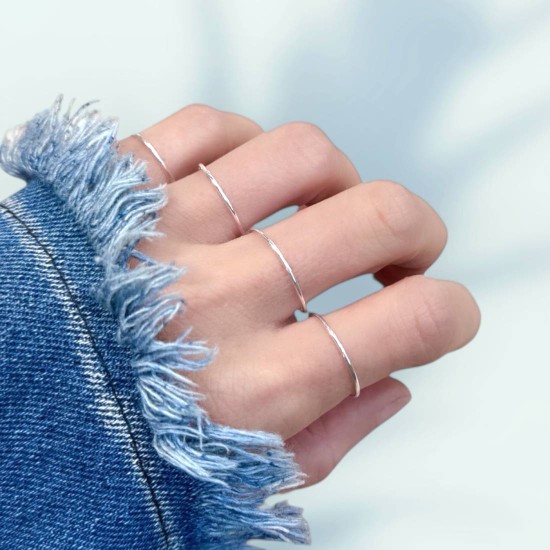 純銀戒指 手作戒指 尾戒