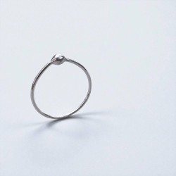 純銀戒指 尾戒 單珠